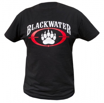 T-Shirt Blackwater in Schwarz beide Seitenbedruckt